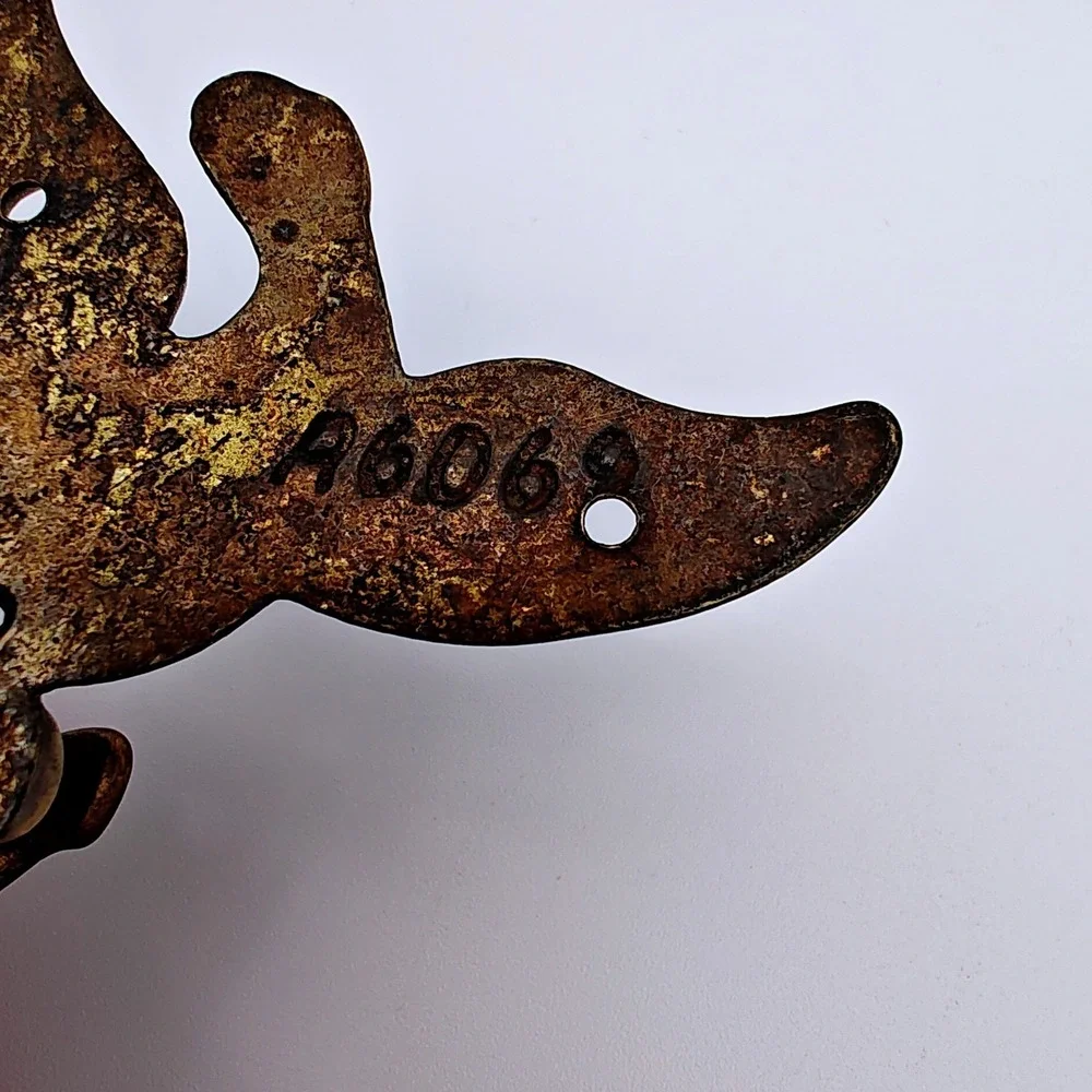Vintage‎ Brass Eagle Wall Hooks Pair Amerock A6069 Patriotic Coat Hat Hooks